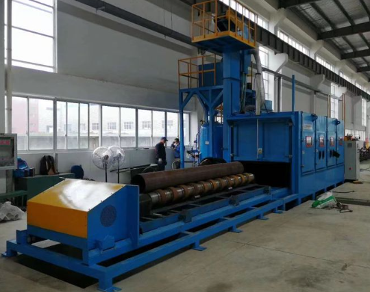 鄂州喷砂机在管道除锈中的现场施工应用